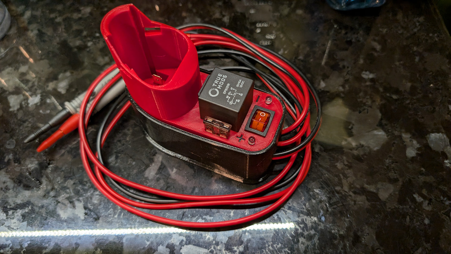 STL Files! Portable Power Supply kit for automotive wiring and testing Base kit - Print and bulid Your Own Kit