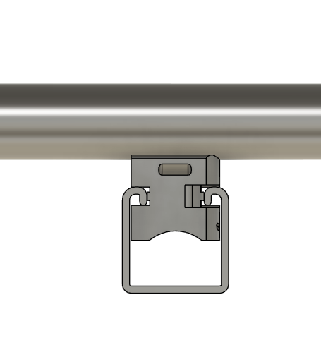 STL File - Unistrut twist lock Zip Clamp