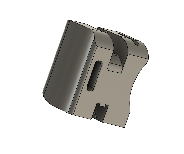 STL File - Unistrut twist lock Zip Clamp