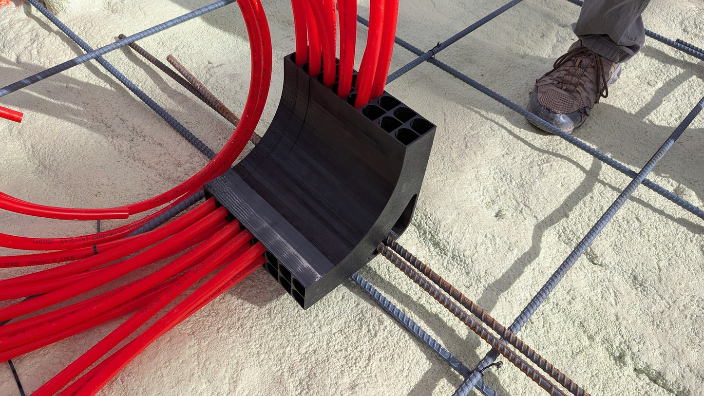 PEX Riser STL for Hydronic Radiant Heating