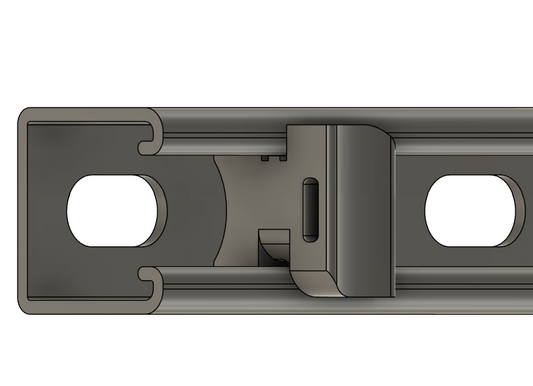 STL File - Unistrut twist lock Zip Clamp